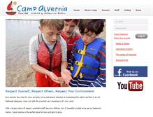Tablet Screenshot of campalvernia.org